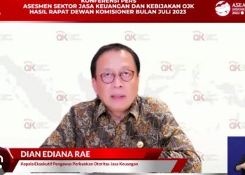 Kepala Eksekutif Pengawas Perbankan Otoritas Jasa Keuangan (OJK) Dian Ediana Rae