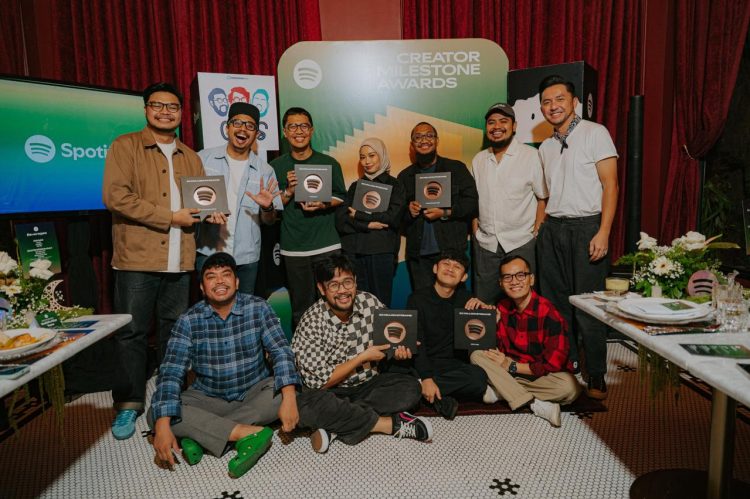 Enam Podcast Penerima Penghargaan Creator Milestone Awards. foto: Spotify