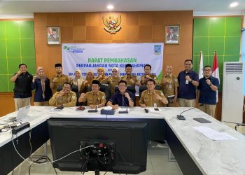 Pertemuan BPJS Ketenagakerjaan dengan Pemerintah Kota Jambi. foto : bpjstk