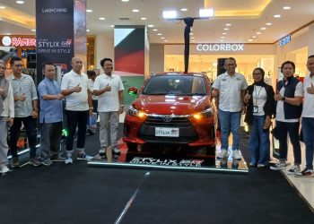 Agung Toyota Launching Toyota New Agya Stylik di Jamtos, Jumat (14/3/2025). foto: AM