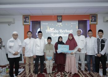 Pelindo Regional 2 Jambi Salurkan Bantuan Program “Pelindo Berbagi Ramadhan 2025” di Kantor Pelindo Talang Duku, Selasa (18/3/2025) foto Pelindo Jambi.