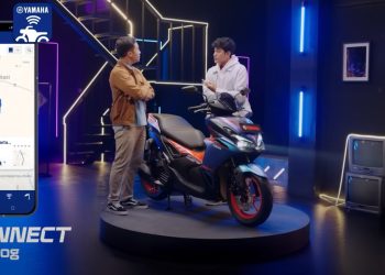 MAXI Yamaha Dilengkapi fitur Y-Connect (Yamaha Motorcycle Connect). Foto : yamahajambi.