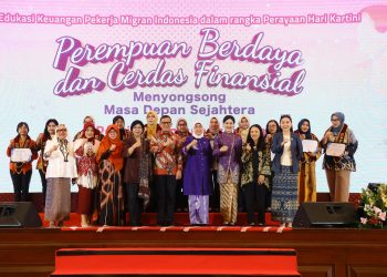 Kementerian Pelindungan Pekerja Migran Indonesia (KP2MI) menggelar Perayaan Hari Kartini. foto : OJK