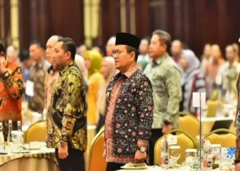 Walikota Jambi Hadiri Peluncuran SP2D Online. foto : humas