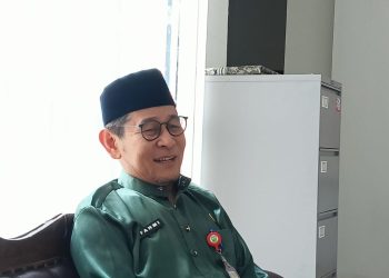 Fahmi ketika diwawancarai di kantornya, Senin (19/5/2025). foto : gmsmedia.co.id