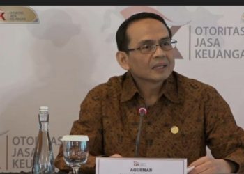 Kepala Eksekutif Pengawas Lembaga Pembiayaan, Perusahaan Modal Ventura, Lembaga Keuangan Mikro, dan Lembaga Jasa Keuangan Lainnya OJK, Agusman,