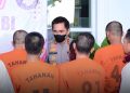 Kapolda Jambi Irjen Pol Krisno H. Siregar Saat Konferensi Pers, Selasa (28/5/2025). foto : humaspolda