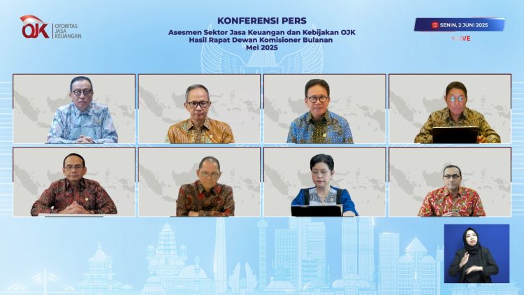 Rapat Dewan Komisioner (RDK) Bulanan OJK yang digelar pada 28 Mei 2025. foto : ojk