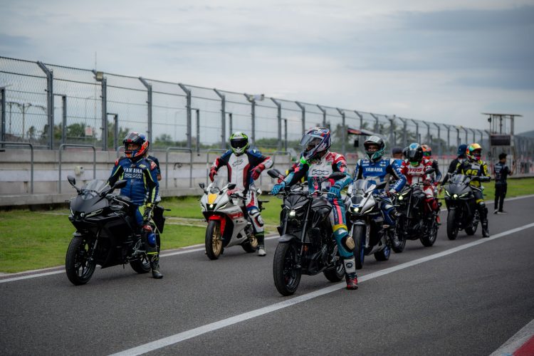 Circuit Experience yang menghadirkan tiga model terbaru Yamaha dan diikuti oleh puluhan media nasional, Jumat (13/6/2025). Foto: Yamaha