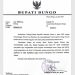 Surat Himbaun Bupati Bungo. foto : istimewa