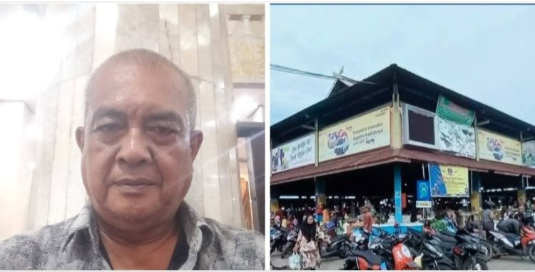 Yoshe Rizal,SH Ketua GNPK Provinsi Jambi dan foto Pasar Angso Duo Baru