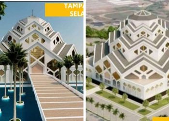 Gambar Islamic Center Taman Rimba Jambi..foto : screenshoot