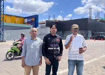 Firmansyah,SH.MH Dampingi Lembaga GAP Peduli Syaipul Iskandar dan Dedi Verisandi saat somasi JBC. foto : gmsmedia