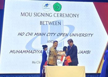 Universitas Muhammadiyah Jambi Jalin Kerjasama dengan Universitas dengan Ho Chi Mint City Open University. foto : istimewa