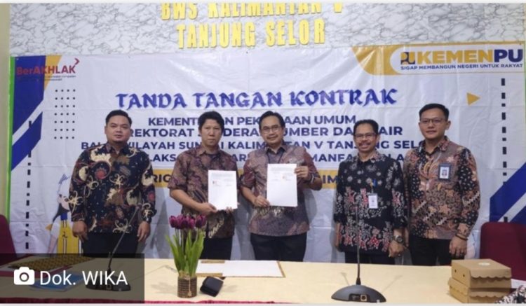 WIKA Garap Proyek Irigasi di Kota Jambi