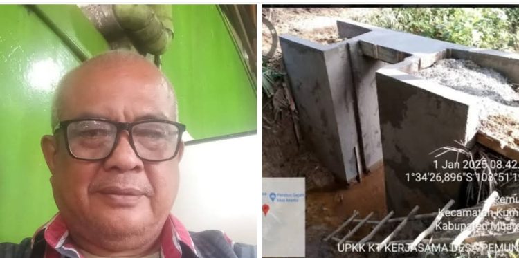 Yoshe Rizal,SH, Ketua GNPK Provinsi Jambi dan Proyek Oplah di Desa Pemunduran, Kumpeh Ulu. foto : istimewa