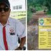 Ketua GNPK Provinsi Yoshe Rizal dan Lokasi Proyek Jalan Sungai Lilin. foto : istimewa