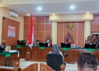 Helen Krisnawati Menghadiri Sidang di Pengadilan Negeri Jambi.foto: istimewa