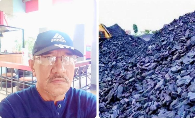 Ketua Lembaga GAB Peduli, Syaiful Iskandar dan Stockfile Batubara. foto : istimewa