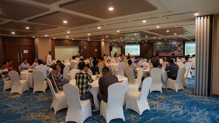 PT Pelabuhan Tanjung Priok (PTP) Cabang Jambi bersama Pelindo Regional 2 Jambi menggelar Coffee Morning  di Hotel BW Luxury, Kamis (18/9). foto : pelindojambi