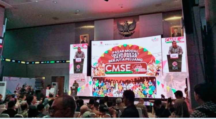 Gelaran Capital Market Summit & Expo (CMSE) 2025 yang mengusung tema “Pasar Modal untuk Rakyat, Satu Pasar Berjuta Peluang” resmi berakhir pada Sabtu (18/10) di Main Hall Bursa Efek Indonesia (BEI).