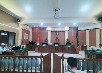 Suasana Sudah Praperadilan Thawaf Aly di Pengadilan Negeri Jambi, Rabu (22/10/2025)