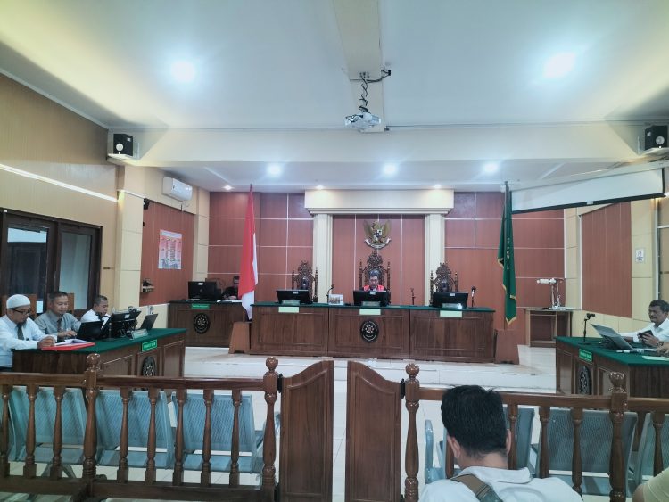 Suasana Sudah Praperadilan Thawaf Aly di Pengadilan Negeri Jambi, Rabu (22/10/2025)